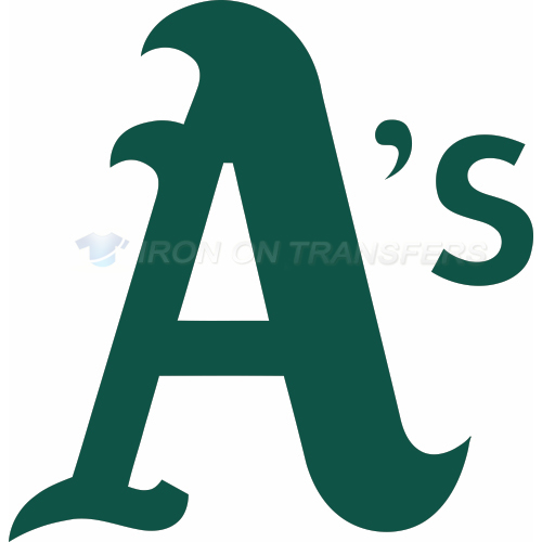Oakland Athletics Iron-on Stickers (Heat Transfers)NO.1800